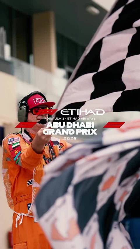 在阿布扎比赛道官方发布的视频里看到了风一样的男子