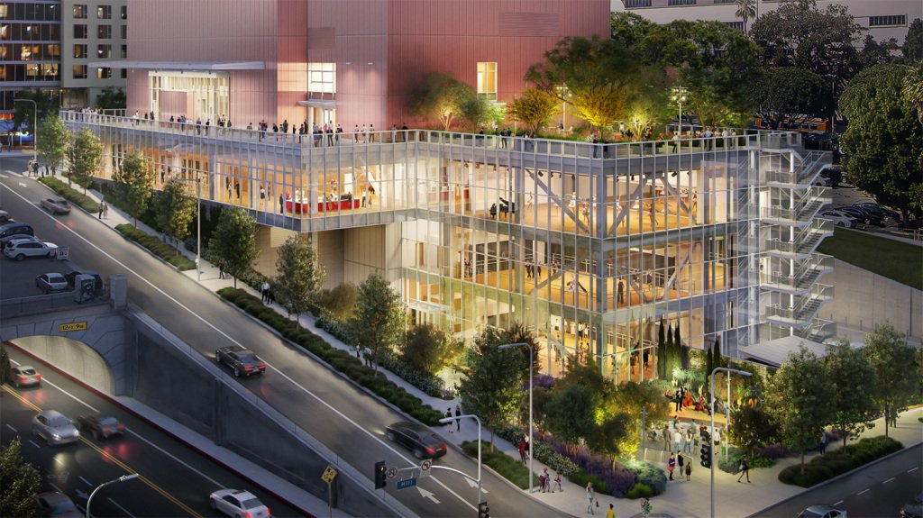 洛杉矶科尔本音乐学院新音乐厅（The Colburn Center ）（进行中）官方渲染图