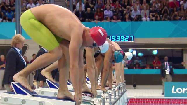 孙杨伦敦奥运1500米自由泳破世界纪录夺冠