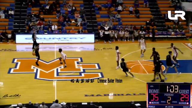 张博源半场16分6篮板，Veritas Academy落后Oak Hill Academy