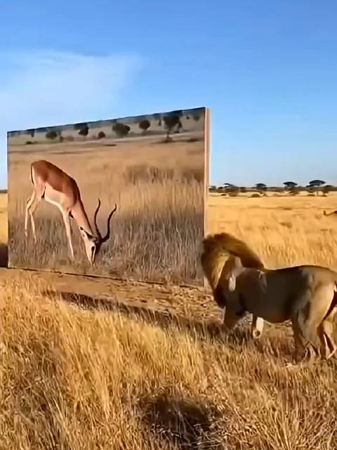 马赛马拉狮的愚蠢 注明：AI