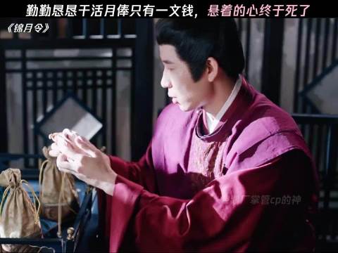 看着发下来的工资，悬着的心终于死了 锦月令 电视剧推荐