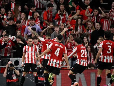 贝伦格尔在比赛尾声打入制胜球毕尔巴鄂竞技击败进攻乏力马德里