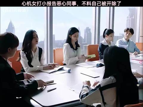 心机女打小报告恶心同事，不料自己被开除了
