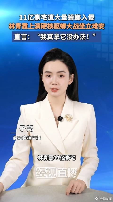 林青霞11亿豪宅遭大量蟑螂入侵，一度直言：“我真拿它没办法！”