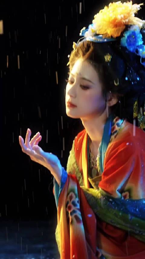 赵昭仪国风造型惊艳亮相变身雍容牡丹仙子