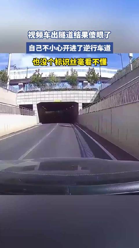 视频车出隧道结果傻眼了