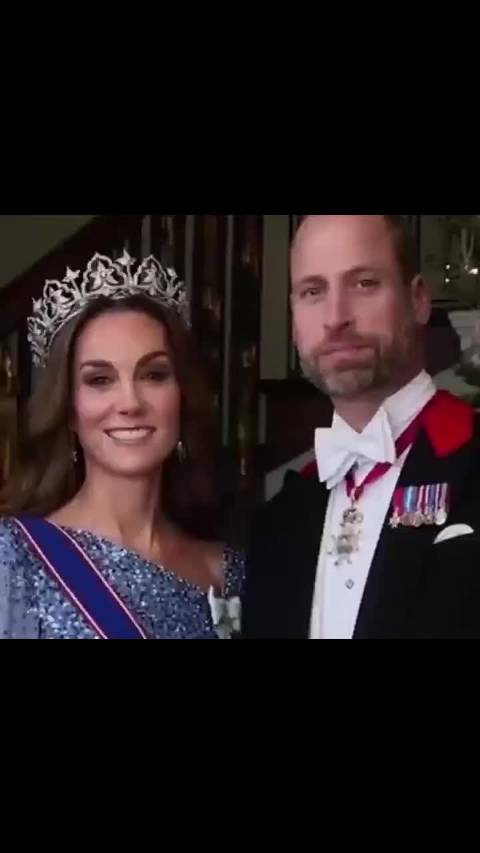 凯特王妃戴2600颗钻石王冠亮相德国总统国宴