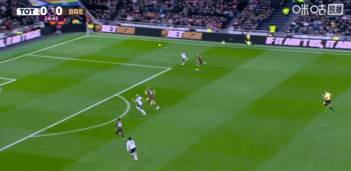 半场：热刺2-0布伦特福德，西蒙斯一条龙破门+助攻里沙利松建功