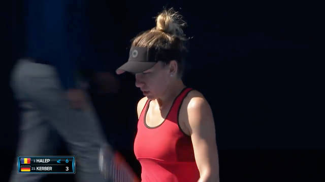 2018澳网半决赛回顾，哈勒普科贝尔底线对决