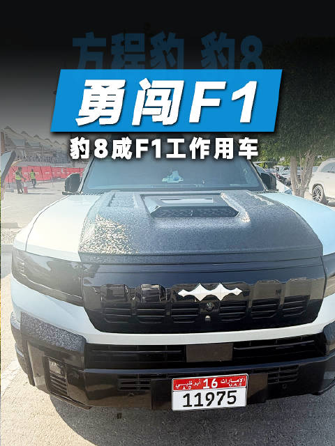 方程豹豹8作为工作用车亮相F1赛事！这波操作让人直呼：国产车这是真崛起了！