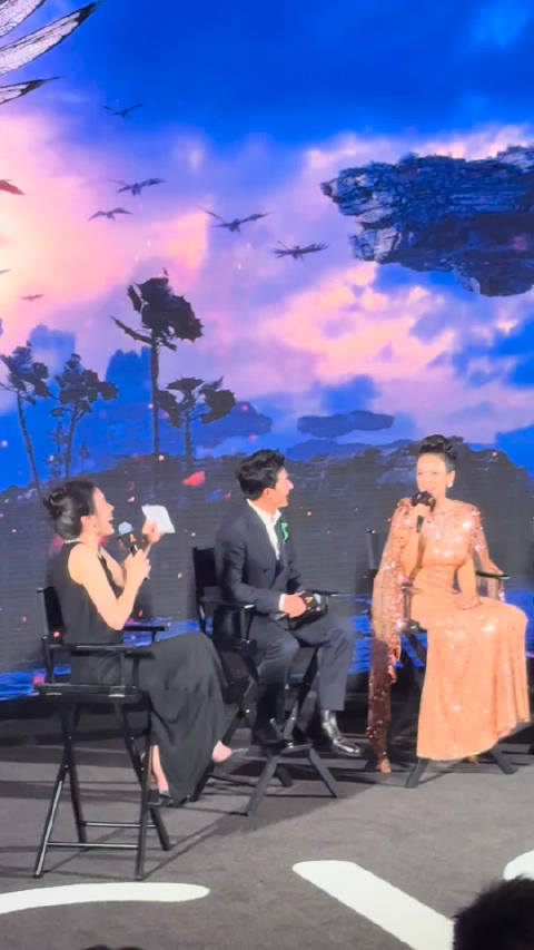 黄轩在阿凡达3首映礼呼吁尊重生命保护生态