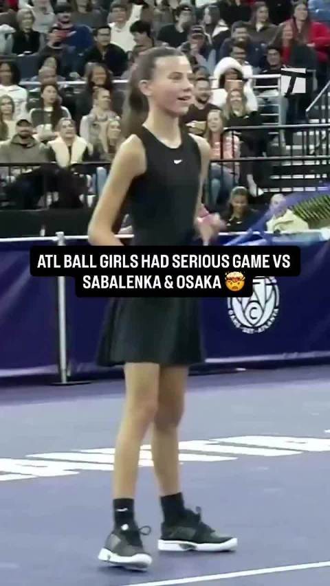 幸运球童和萨巴伦卡、大坂直美交手 打得相当不错，你觉得什么水平？