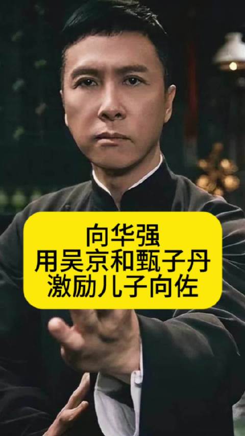 向华强用吴京和甄子丹激励儿子向佐：马上要红了