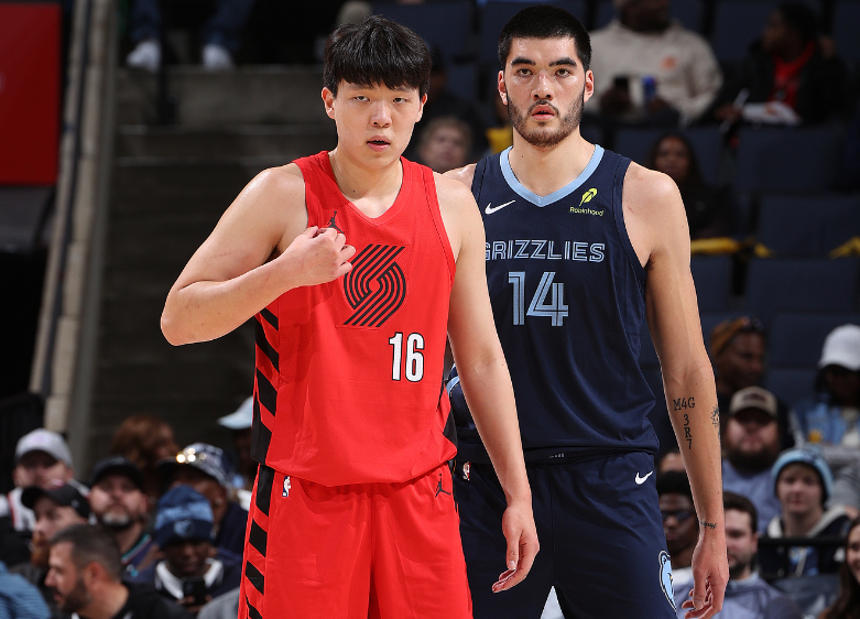 杨瀚森首次首发4+5+2+5犯秀暴扣、遭打脸 开拓者惨负7人上双灰熊