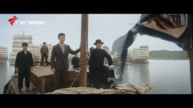 粤产剧《风与潮》央一开播，孤岛澳门四战突围
