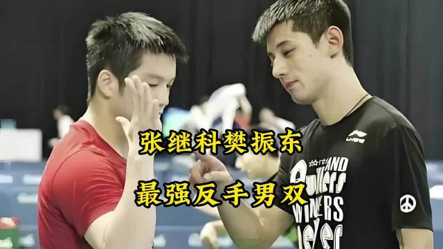 张继科与樊振东组成世界最强反手双打，让对手还怎么玩？