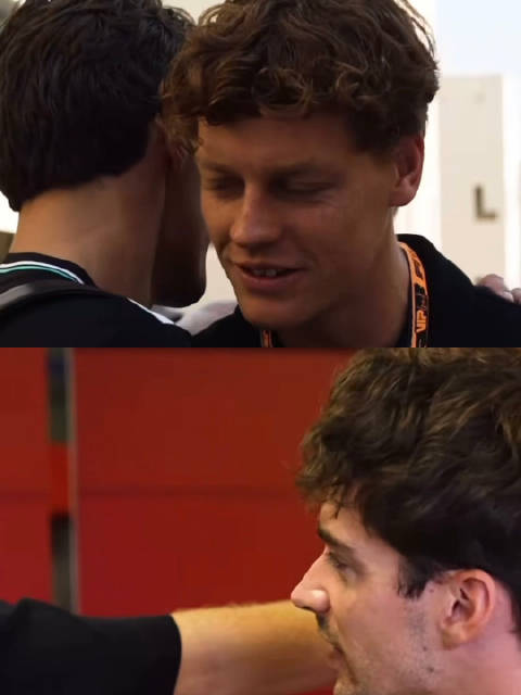 辛纳阿布扎比vlog里的乔拉和扣子 （颜控实锤 ）