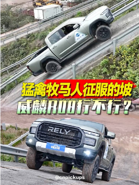 猛禽牧马人征服的坡，威麟R08行不行？