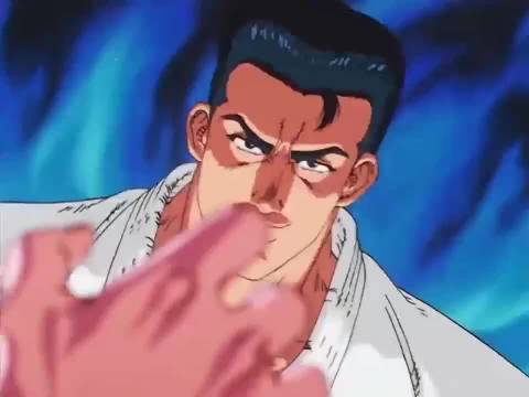 樱木花道 : 什么柔道规则？都不如我的头槌好用啊！