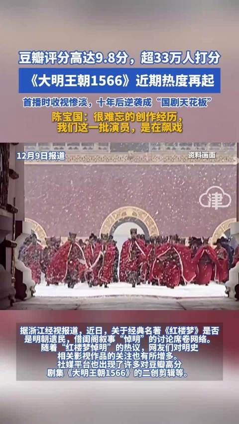 大明王朝1566近期热度再起
