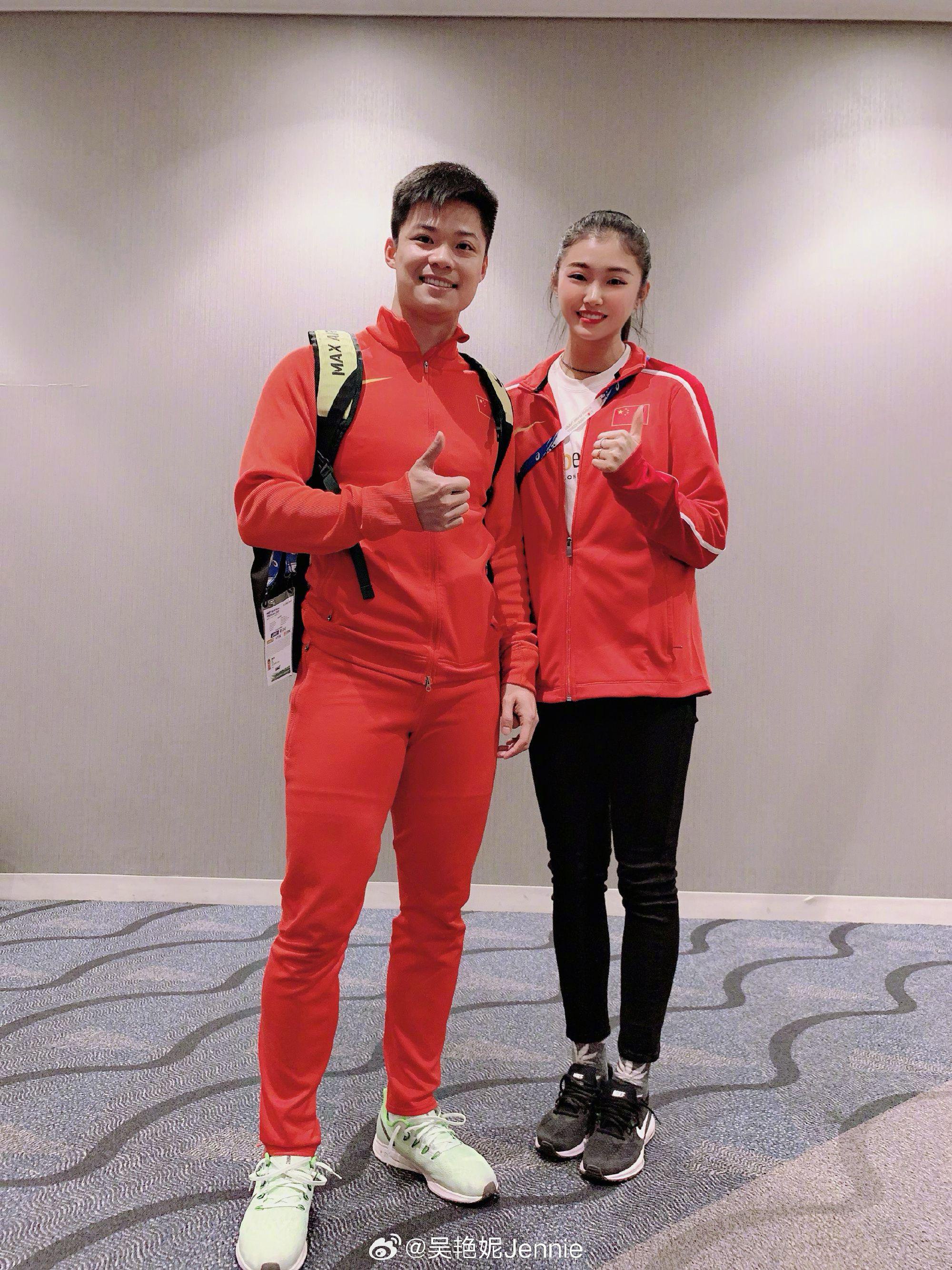 吴艳妮祝福苏炳添退役，回忆2019年合影