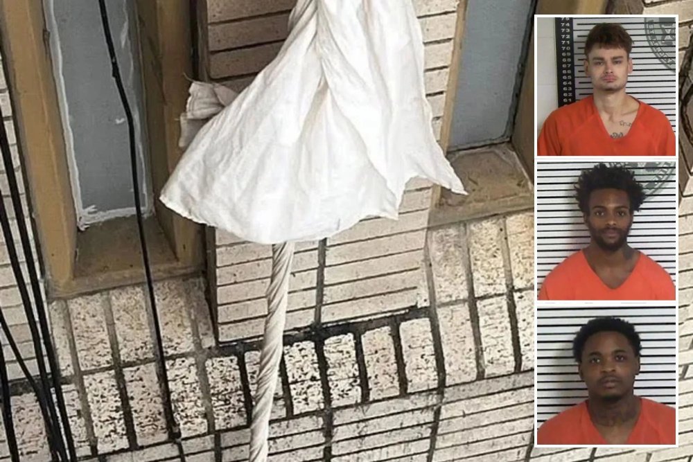 美国3名囚犯效仿《肖申克的救赎》，凿穿墙壁、将床单结成绳越狱，一囚犯被追到后自杀