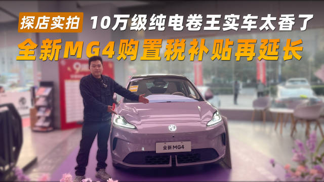 预算10万选纯电，MG4连续3月交付破万、11月销1.3万辆