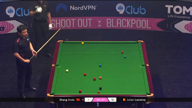 张安达最后一分钟打出单杆25分，25-32惜败勒克莱尔