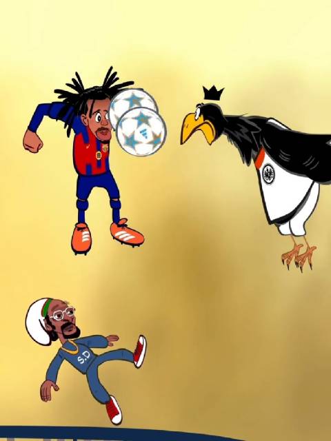 动漫：孔德化身头球超人，拯救巴萨