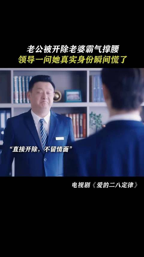 老公被开除，老婆霸气撑腰，领导一问她真实身份瞬间瘫了…… 许凯 杨幂
