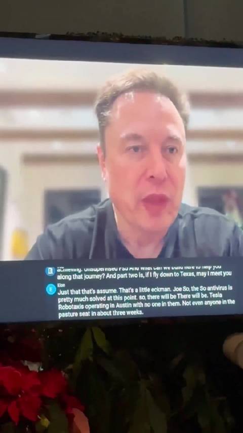 马斯克宣布特斯拉三周后推出全无人驾驶出租车