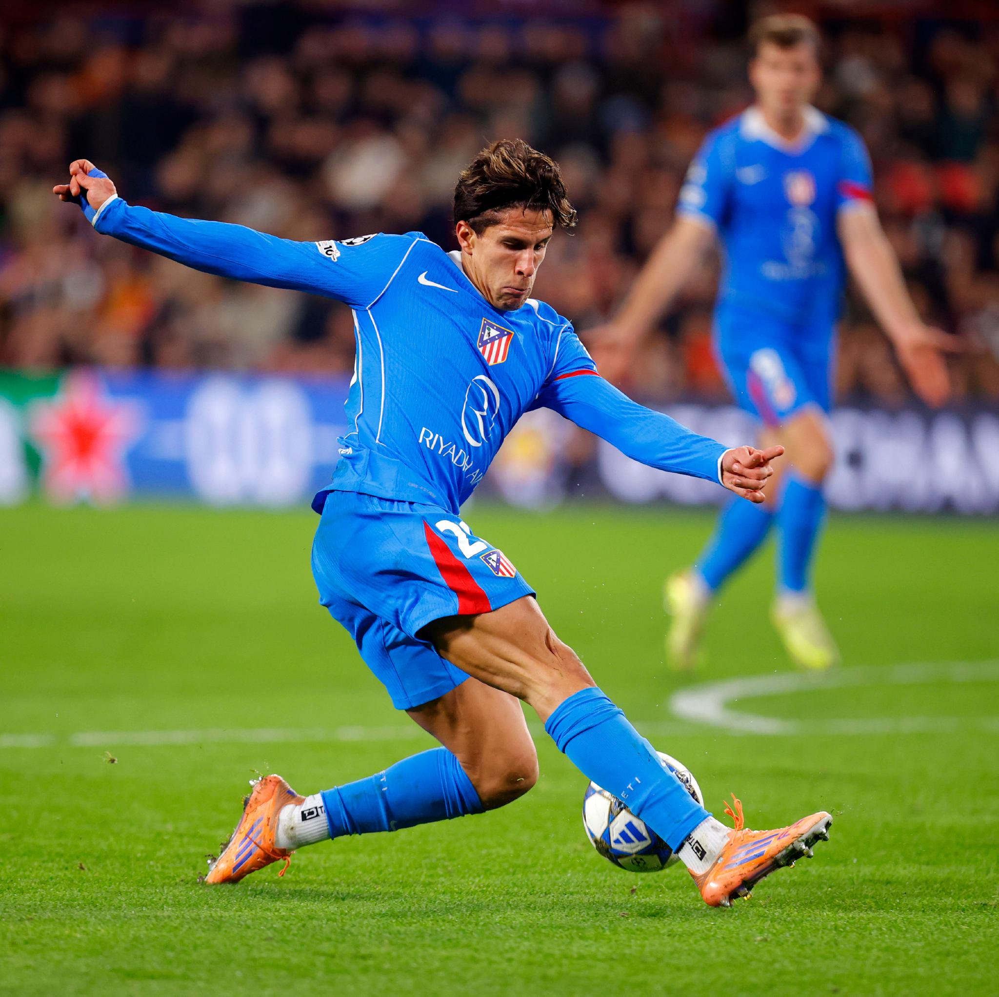 阿尔瓦雷斯推射破门，马竞团队配合扳平比分