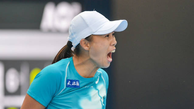 张帅直落两盘胜斯特凡尼尼，晋级WTA125利摩日次轮