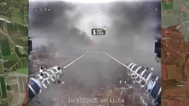 俄军在白天对波克罗夫斯克的主要公路发起了摩托化突击