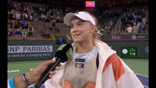 莱巴金娜印第安维尔斯站夺冠，决赛复仇萨巴伦卡