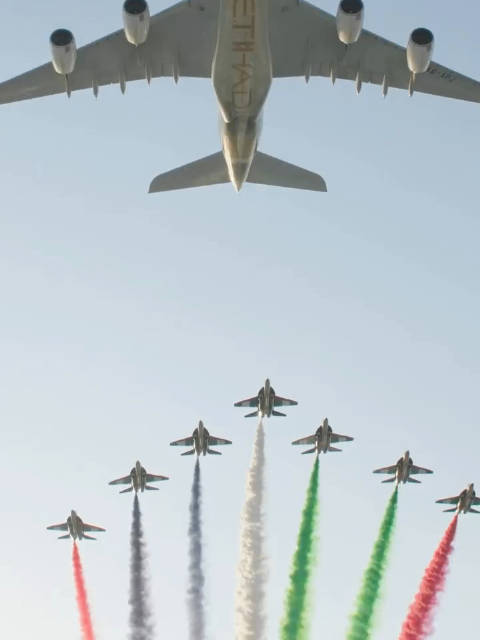 今年F1阿布扎比大奖赛用于飞行表演的机型是中国研制的L-15教练机