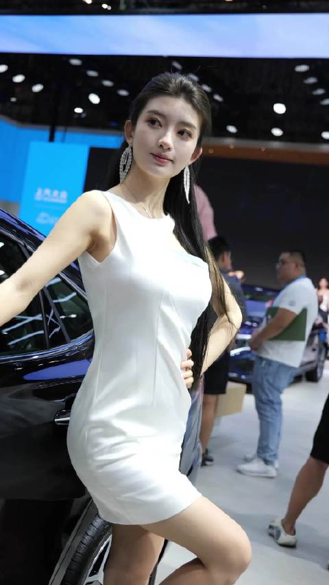 车展现场车模慢镜头集 08