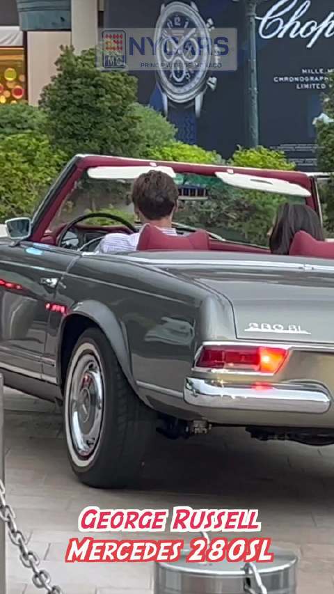拉塞尔在摩纳哥驾驶奔驰280SL（2024） NYCARS
