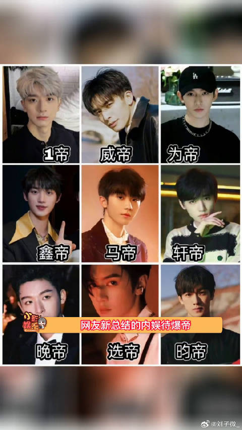 网友新总结的内娱待爆帝，林一，宋威龙，邓为等，你认同吗？