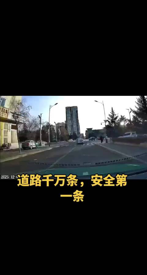 视频车让了半天，最后挑了个最麻烦的