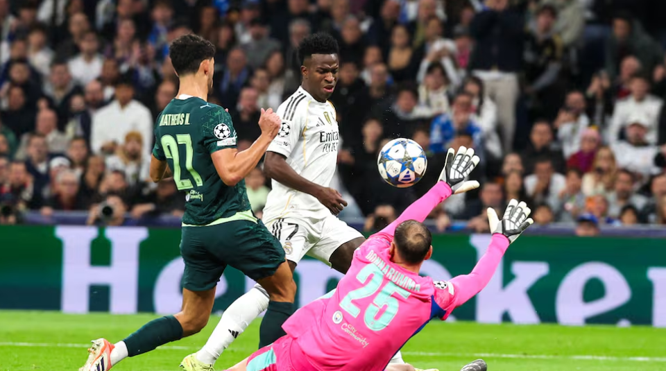 欧冠：曼城客场2-1逆转皇马 哈兰德点射罗德里戈破球荒