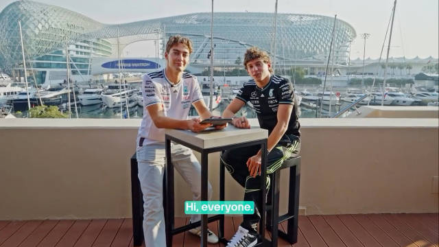 拉塞尔安东内利回顾2025赛季，阿布扎比收官战成队友最终章