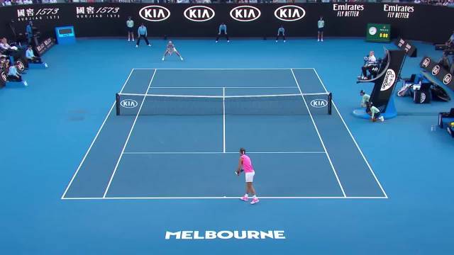 2020澳网1/4决赛纳达尔vs蒂姆 非常精彩的底线交锋，不容错过