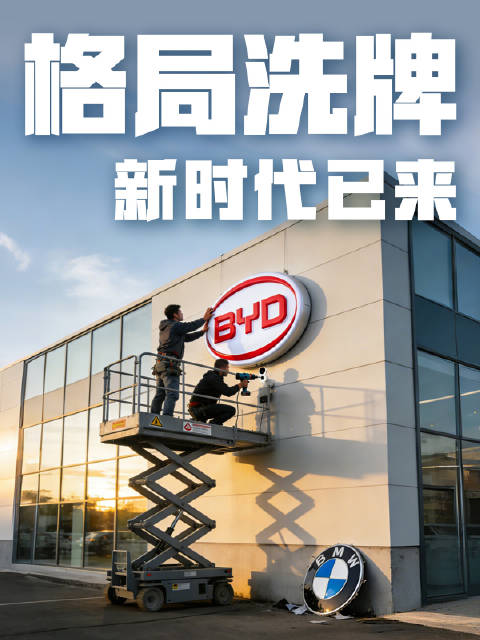 亚洲最大宝马5S店换标腾势方程豹，比亚迪开启全球汽车新时代