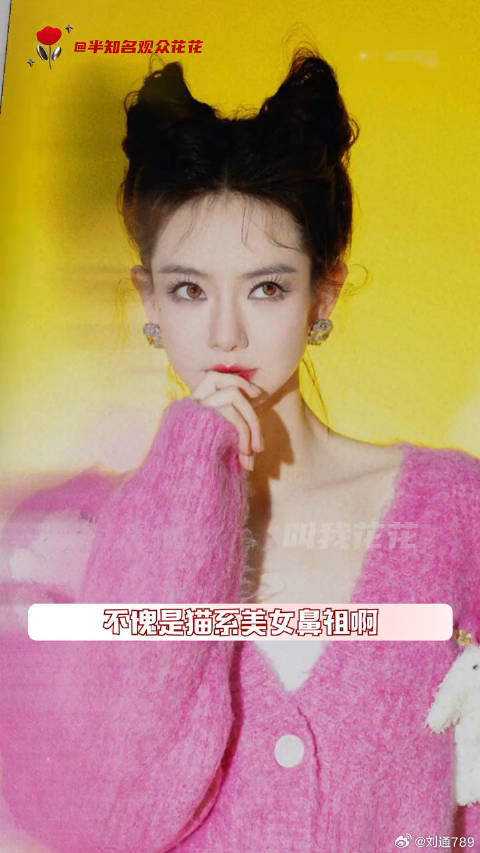 戚薇布偶猫造型少女感 微博VC计划