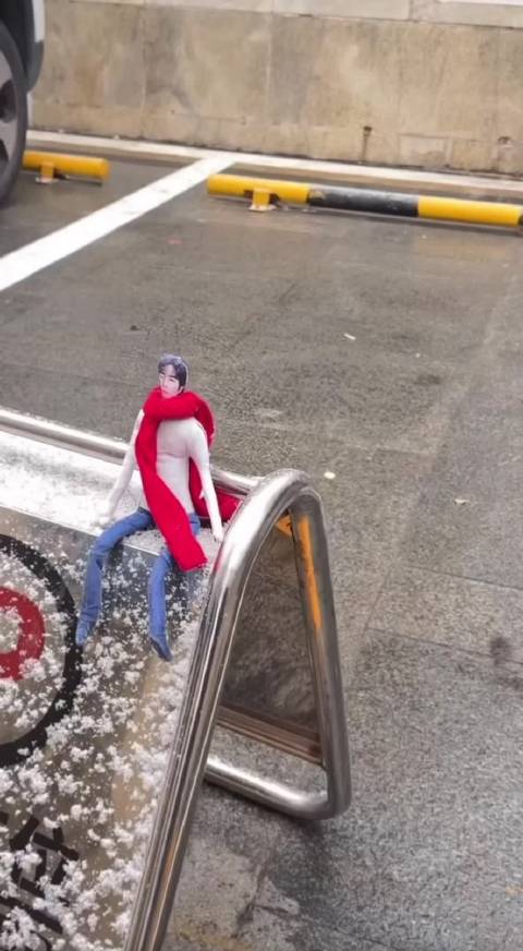 宋威龙携老鼠干打卡初雪求生日会门票