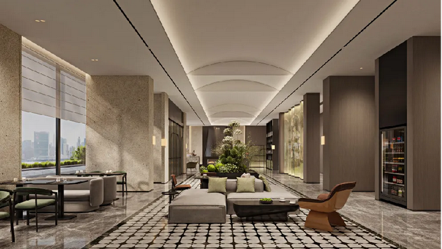 凯艺酒店-大堂 效果图