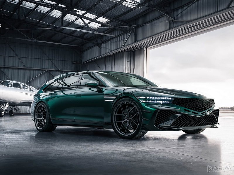 捷尼赛思G90 Wingback概念车官图 剑指奥迪RS6