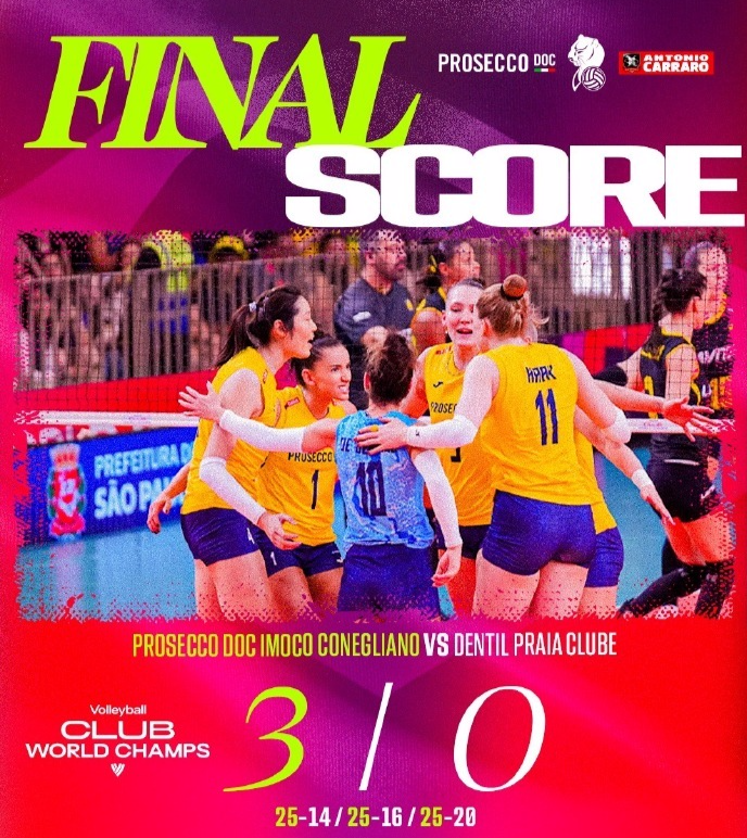 31岁朱婷世俱杯封神！14扣12中打爆巴西劲旅，率队3战全胜进半决赛